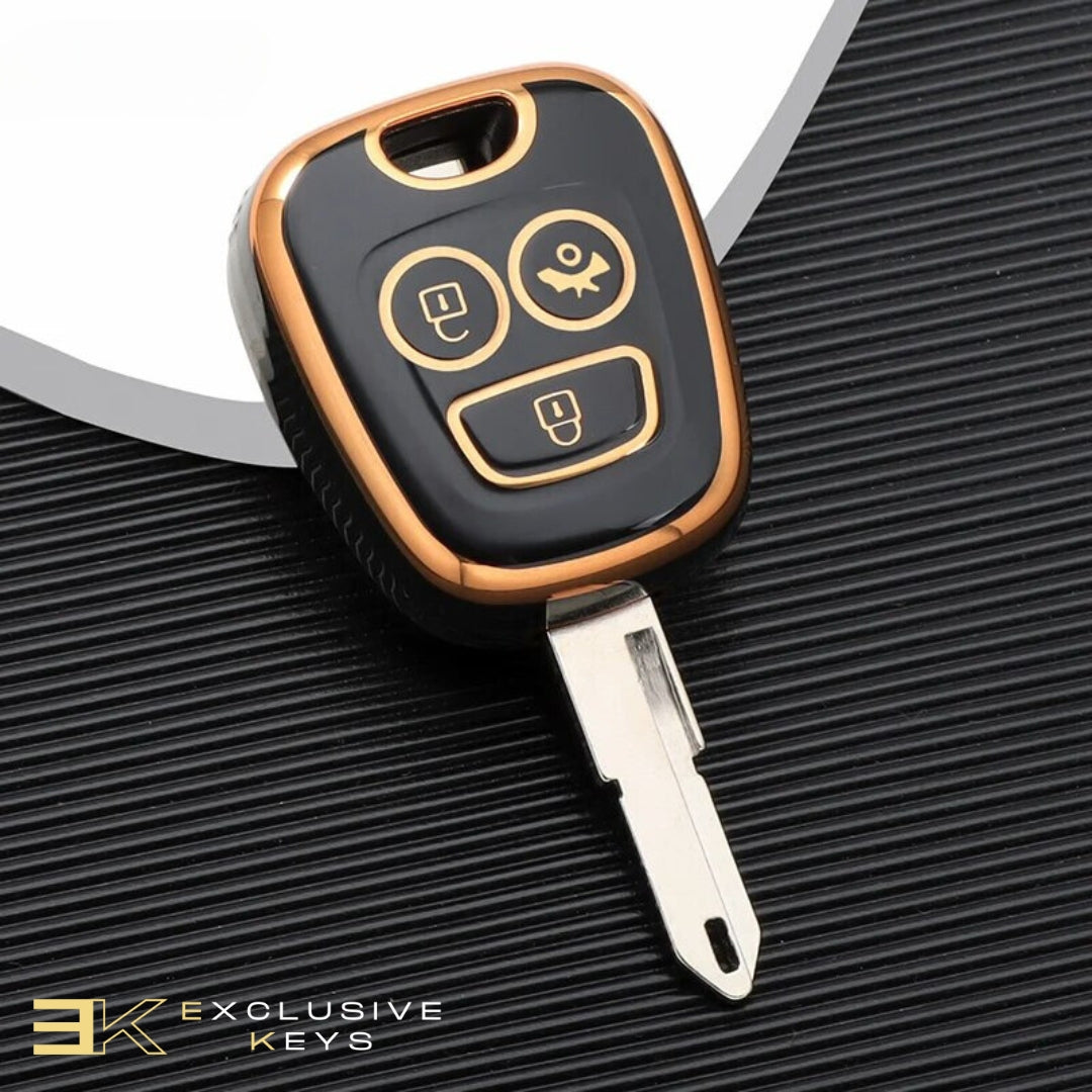 Funda para Peugeot 106, 107, 206, 207, 306, 307, 406 y 407 (3 Botones)