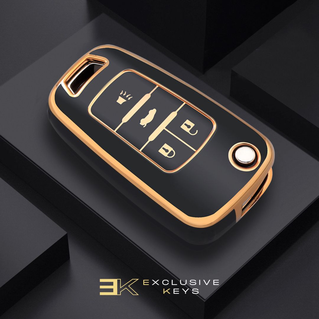 Funda para Chevrolet Cruze, Aveo, Trax, Sail, Malibu y Captiva (4 Botones)