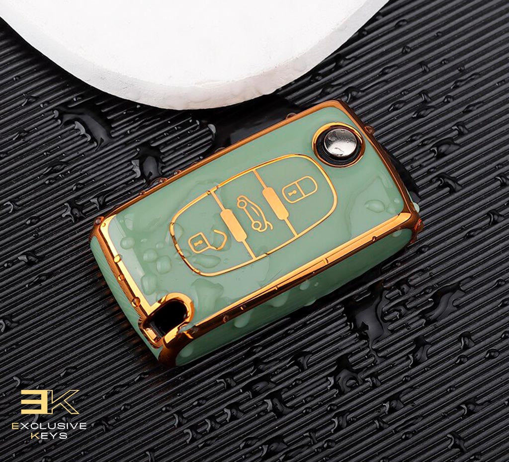 Funda para Peugeot 107, 207, 307, 308, 407, 607, 3008, 5008 (3 Botones)