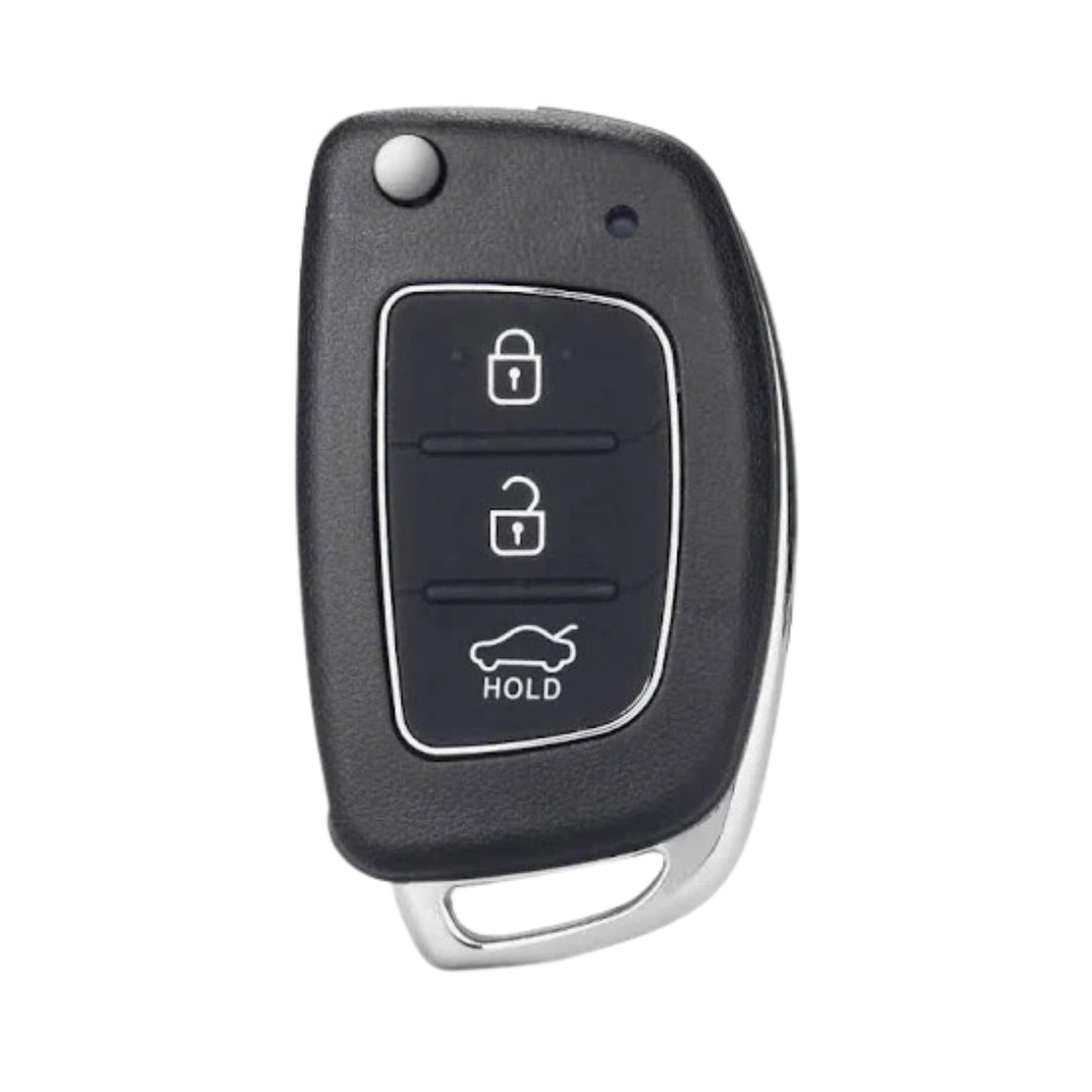 Funda para llave Hyundai – 3 botones (Maletero HOLD – Botón inferior)