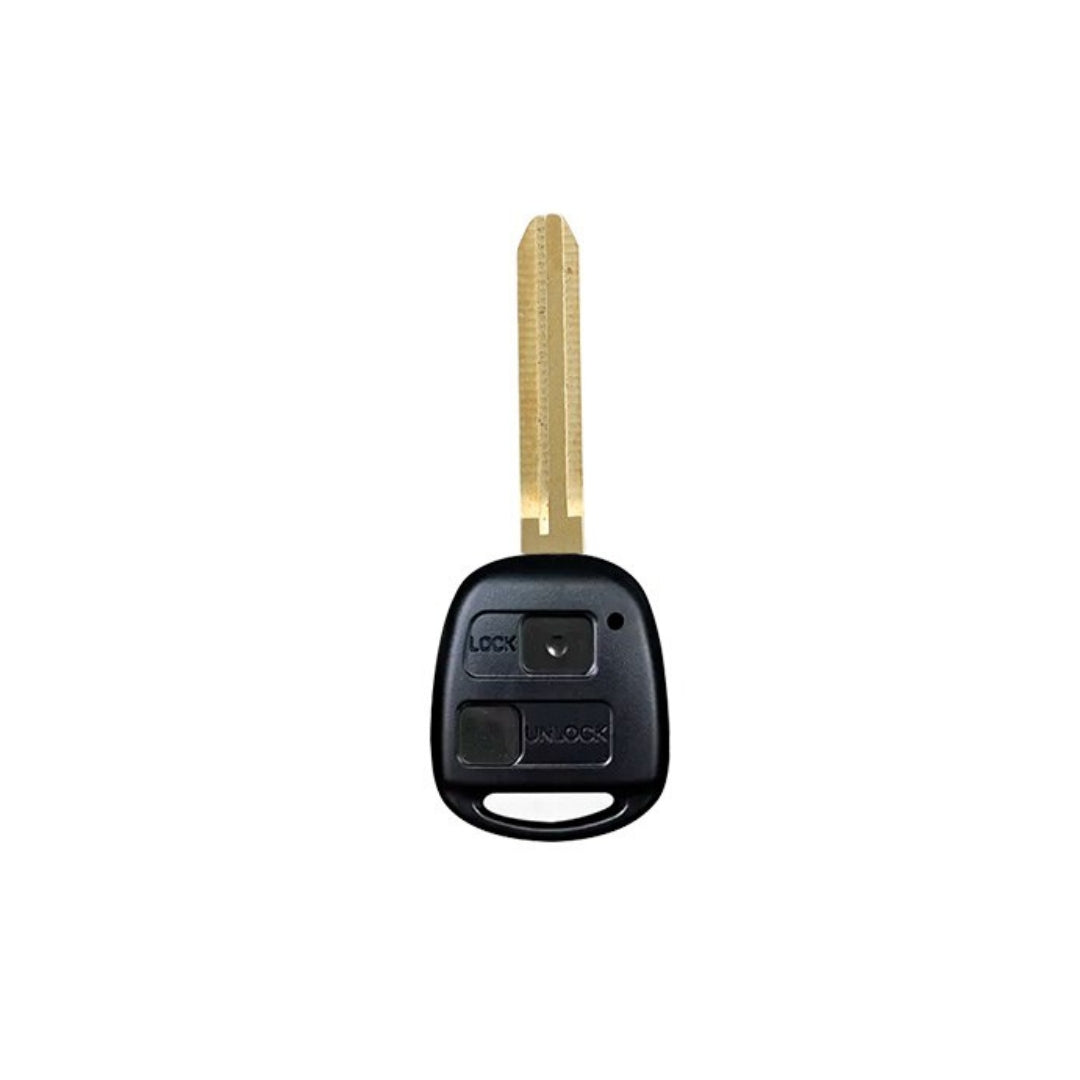 Funda para Toyota Land Cruiser, YARIS, CAMRY, RAV4, Corolla, Prado, Tarago, Avensis (2 Botones)