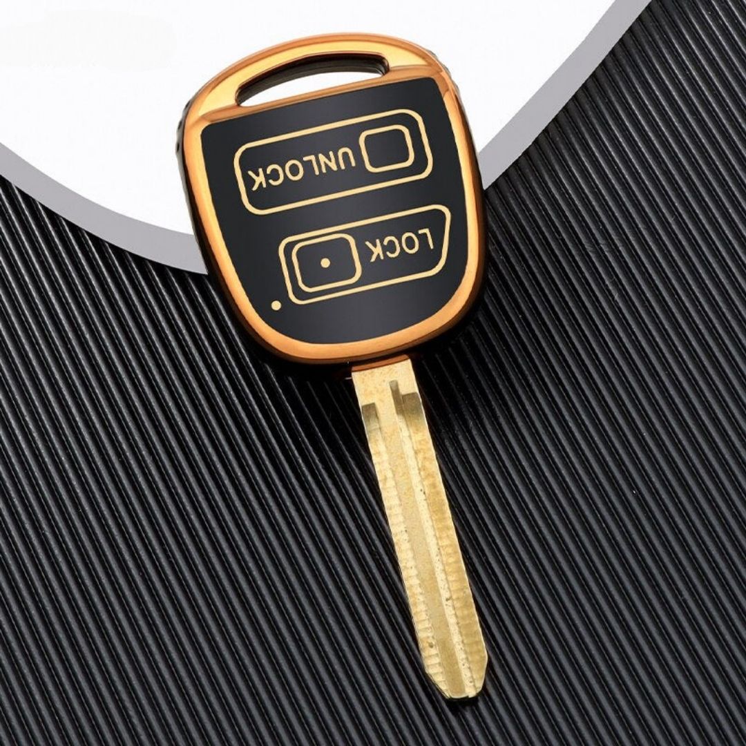 Funda para Toyota Land Cruiser, YARIS, CAMRY, RAV4, Corolla, Prado, Tarago, Avensis (2 Botones)