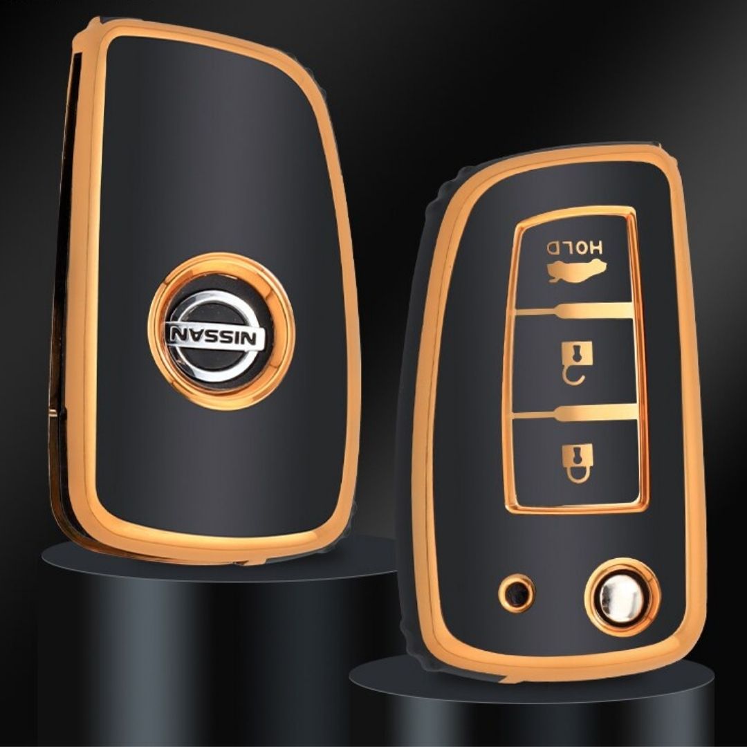 Funda para Nissan Qashqai, X-Trail, Juke, J11, Murano, Tiida, Altima, Maxima, Livina y Nismo (3 Botones)