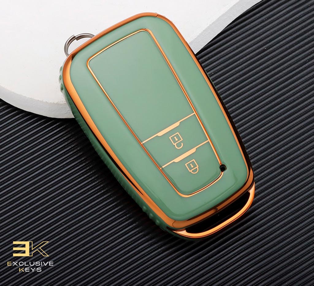 Funda para Toyota Corolla, Prius, Camry, CHR, C-HR, RAV4, Altis, Land Cruiser y Prado (2 Botones)