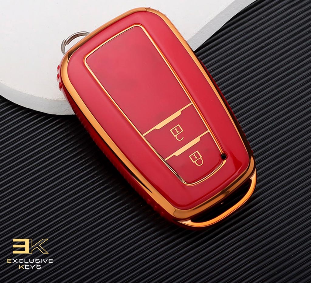 Funda para Toyota Corolla, Prius, Camry, CHR, C-HR, RAV4, Altis, Land Cruiser y Prado (2 Botones)