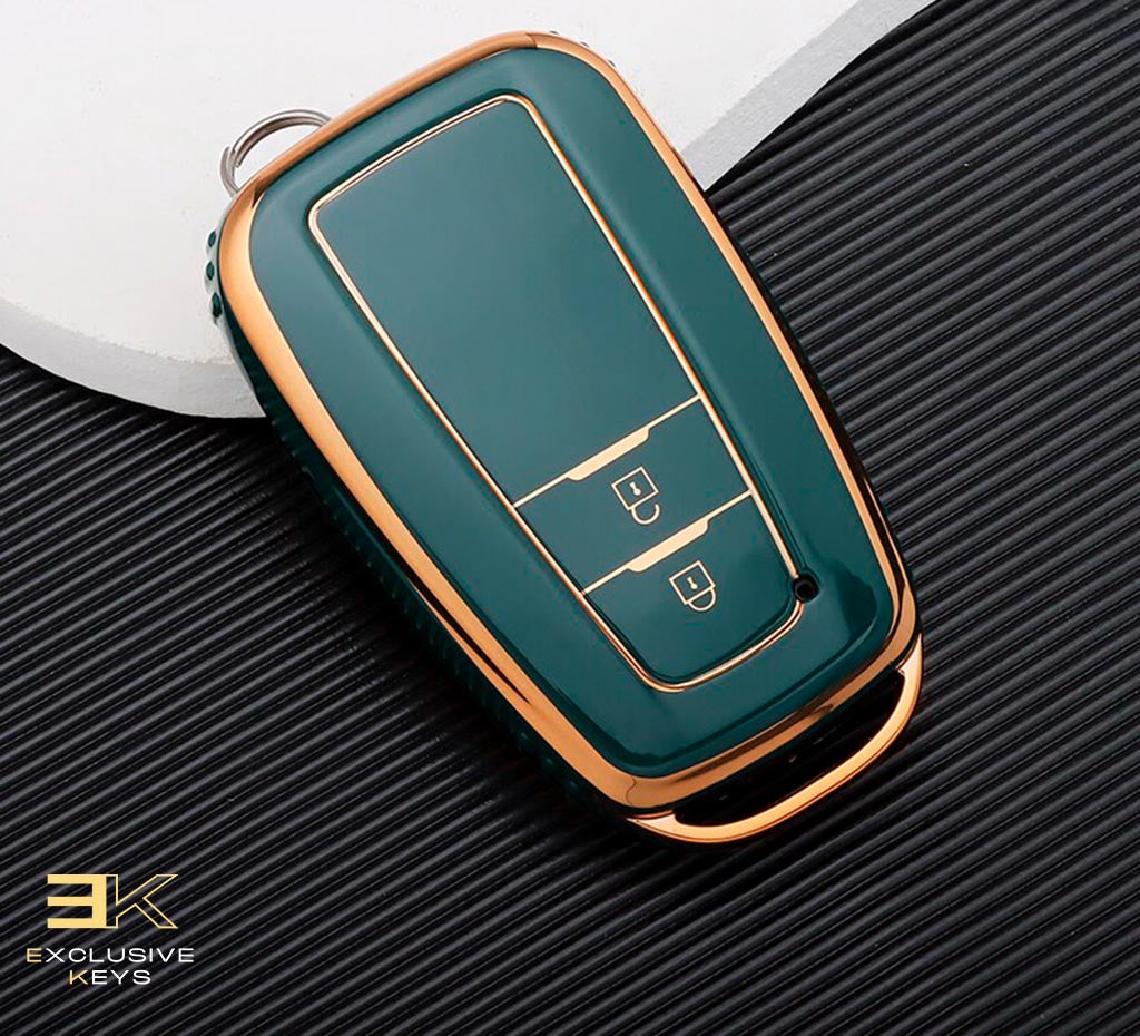 Funda para Toyota Corolla, Prius, Camry, CHR, C-HR, RAV4, Altis, Land Cruiser y Prado (2 Botones)