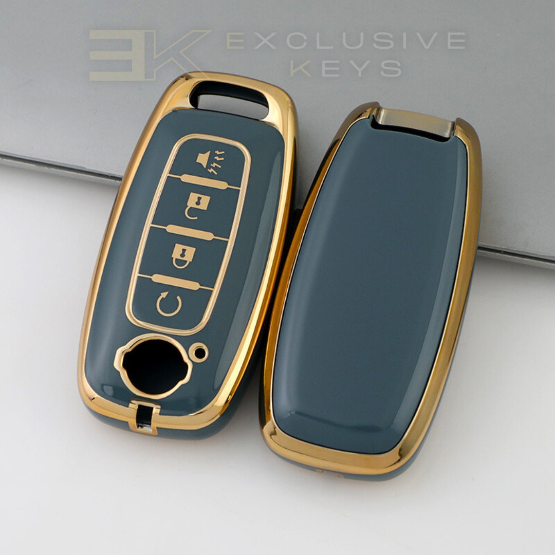 Funda para llave inteligente Nissan – 4 botones (Arranque remoto)