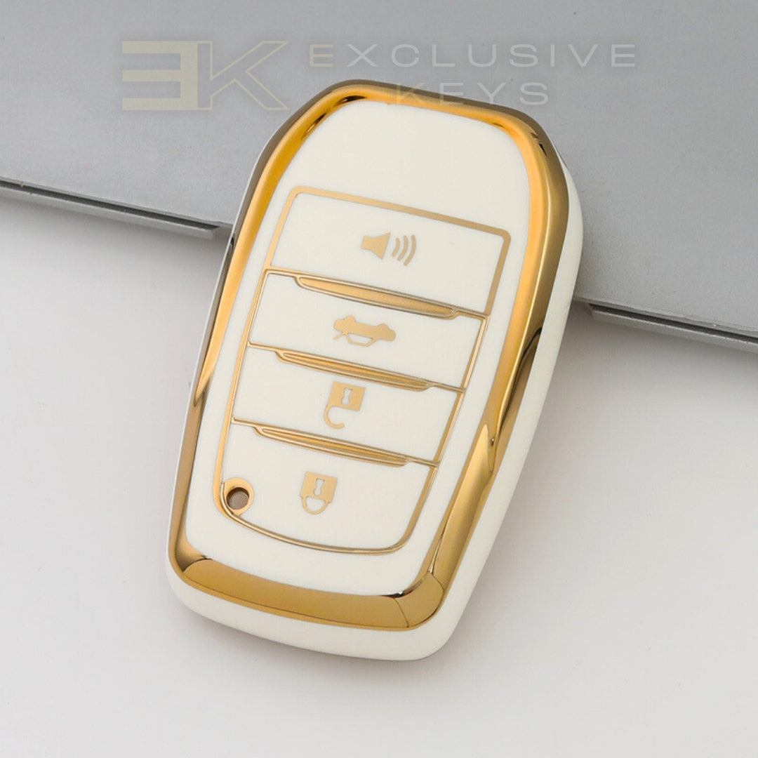 Funda para llave inteligente Toyota – 4 botones (maletero + alarma)