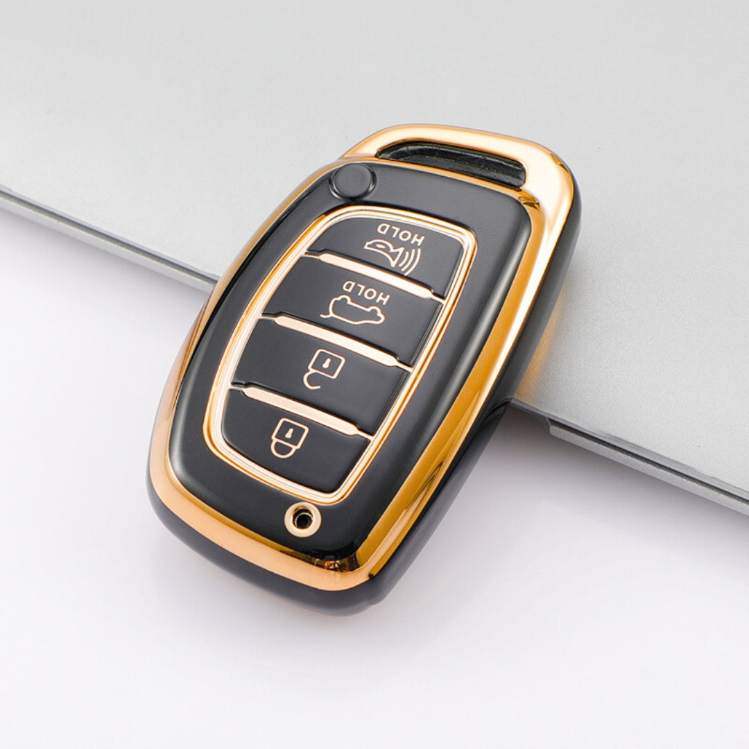 Funda para llave inteligente Hyundai – 4 botones (Maletero + Alarma)