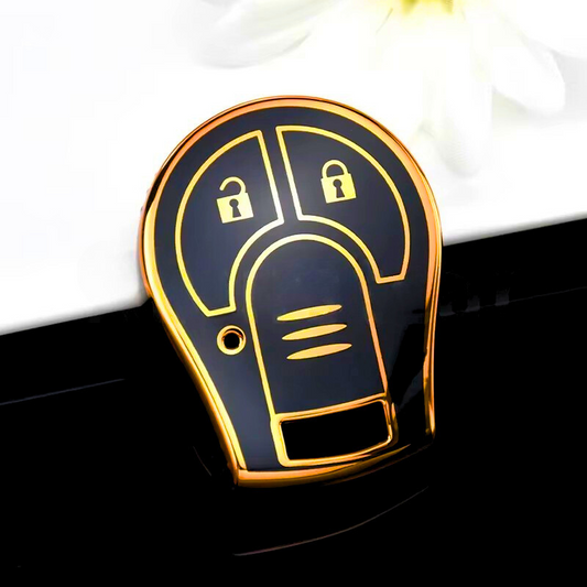 Funda para Nissan Juke, Micra, Qashqai, March, Rogue, Maxima, Terrano, Cube, Pathfinder, Altima, Sentra, Tiida (3 botones)