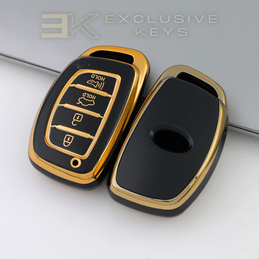 Funda para llave inteligente Hyundai – 4 botones (Maletero + Alarma)