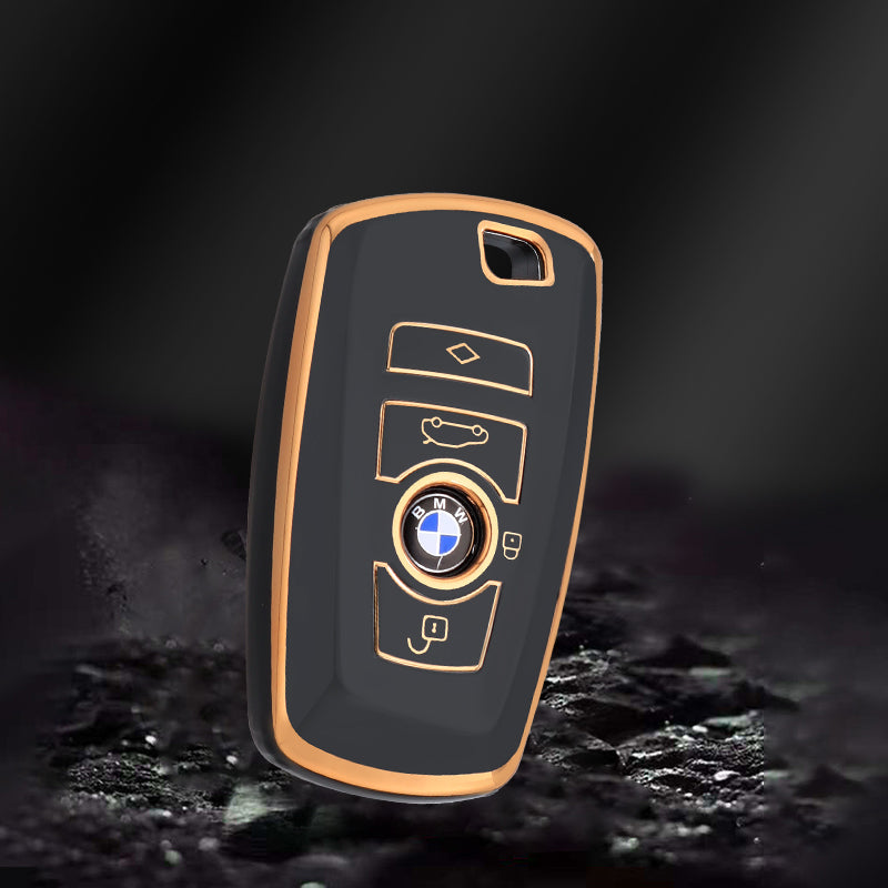 ontto para BMW funda de llave con llavero TPU suave protector de piel  entrada sin llave para nuevo BMW 7 Series X Series 5 Series 2018
