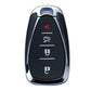 Funda para Chevrolet Chevy, Camaro, Cruze, Malibu, Sonic, Volt, Tracker, Spark, Bolt y Trax (4 Botones)